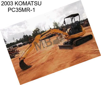 2003 KOMATSU PC35MR-1