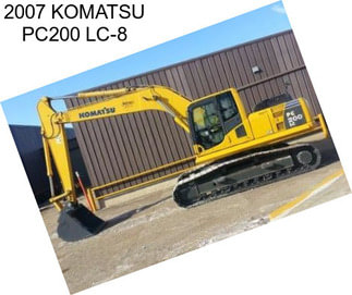 2007 KOMATSU PC200 LC-8