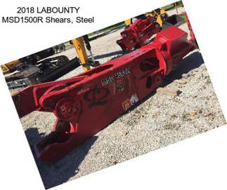 2018 LABOUNTY MSD1500R Shears, Steel