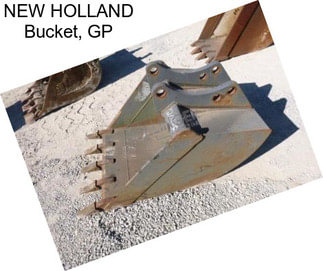 NEW HOLLAND Bucket, GP