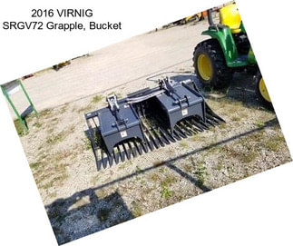 2016 VIRNIG SRGV72 Grapple, Bucket