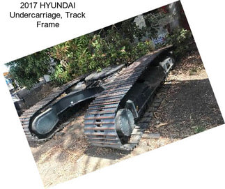 2017 HYUNDAI Undercarriage, Track Frame