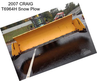 2007 CRAIG T6964H Snow Plow