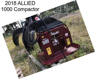 2018 ALLIED 1000 Compactor