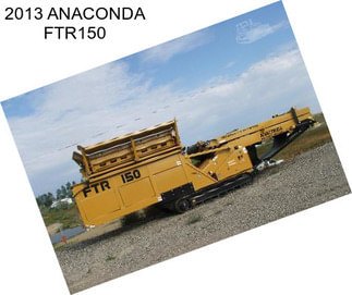 2013 ANACONDA FTR150