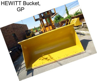 HEWITT Bucket, GP