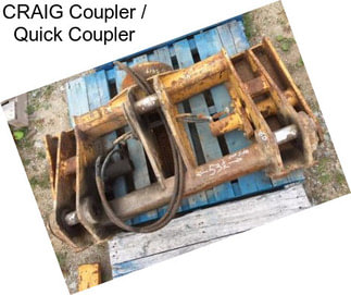 CRAIG Coupler / Quick Coupler