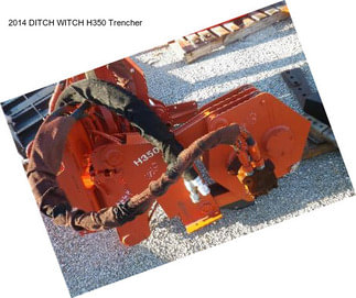 2014 DITCH WITCH H350 Trencher