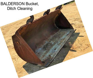 BALDERSON Bucket, Ditch Cleaning