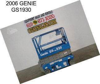 2006 GENIE GS1930