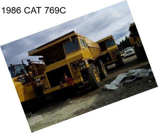 1986 CAT 769C