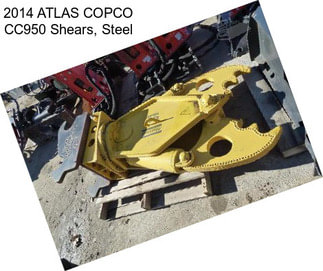 2014 ATLAS COPCO CC950 Shears, Steel