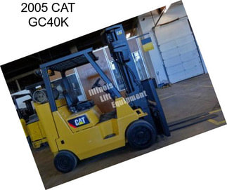 2005 CAT GC40K