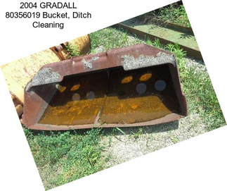 2004 GRADALL 80356019 Bucket, Ditch Cleaning