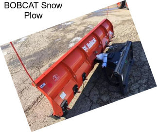 BOBCAT Snow Plow