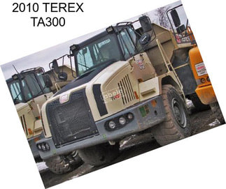 2010 TEREX TA300