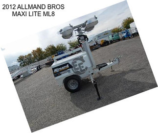 2012 ALLMAND BROS MAXI LITE ML8