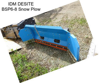 IDM DESITE BSP6-8 Snow Plow