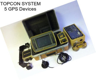 TOPCON SYSTEM 5 GPS Devices
