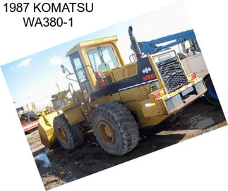 1987 KOMATSU WA380-1