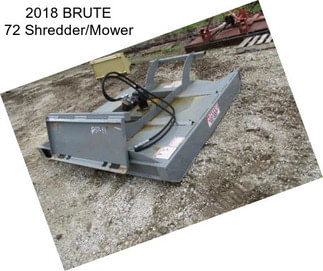 2018 BRUTE 72 Shredder/Mower