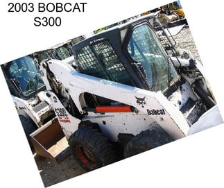 2003 BOBCAT S300