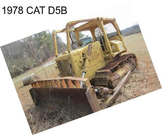 1978 CAT D5B