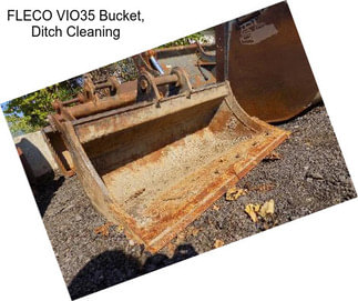 FLECO VIO35 Bucket, Ditch Cleaning