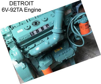 DETROIT 6V-92TA Engine