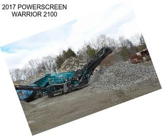 2017 POWERSCREEN WARRIOR 2100