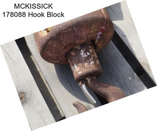 MCKISSICK 178088 Hook Block