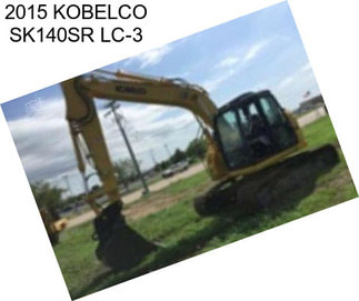 2015 KOBELCO SK140SR LC-3