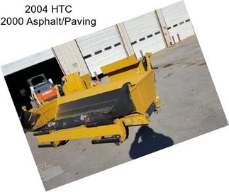 2004 HTC 2000 Asphalt/Paving