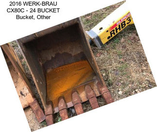 2016 WERK-BRAU CX80C - 24\