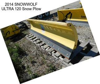 2014 SNOWWOLF ULTRA 120 Snow Plow