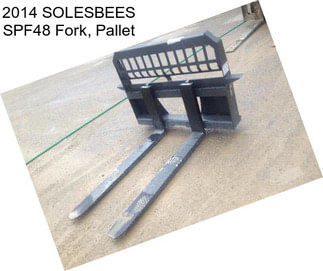 2014 SOLESBEES SPF48 Fork, Pallet