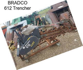 BRADCO 612 Trencher