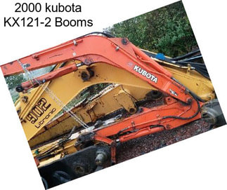 2000 kubota KX121-2 Booms