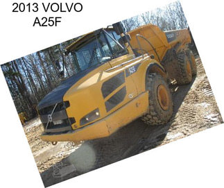 2013 VOLVO A25F