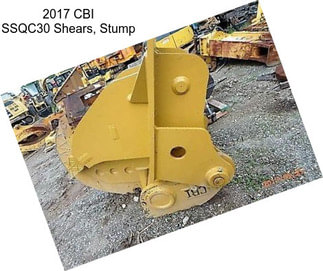 2017 CBI SSQC30 Shears, Stump