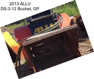 2013 ALLU DS-3-12 Bucket, GP