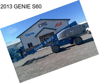 2013 GENIE S60