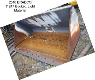 2010 BRADCO 11247 Bucket, Light Material