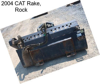 2004 CAT Rake, Rock