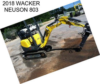 2018 WACKER NEUSON 803