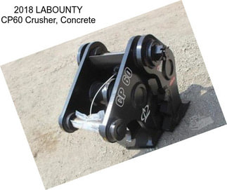 2018 LABOUNTY CP60 Crusher, Concrete