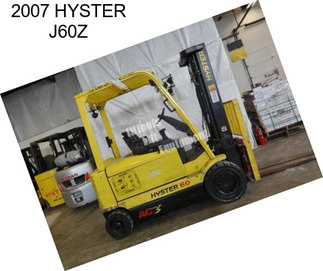 2007 HYSTER J60Z