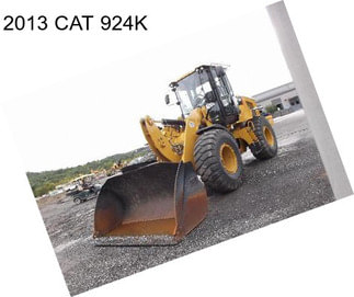 2013 CAT 924K