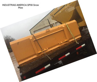 INDUSTRIAS AMERICA SP08 Snow Plow