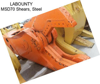 LABOUNTY MSD70 Shears, Steel